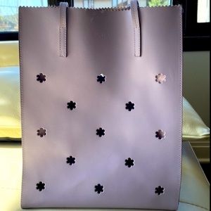 Vintage Y2K Furla pretty lilac perforated flower design purchased in Italy 🇮🇹